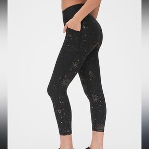 GAP Black Glitter Leggings